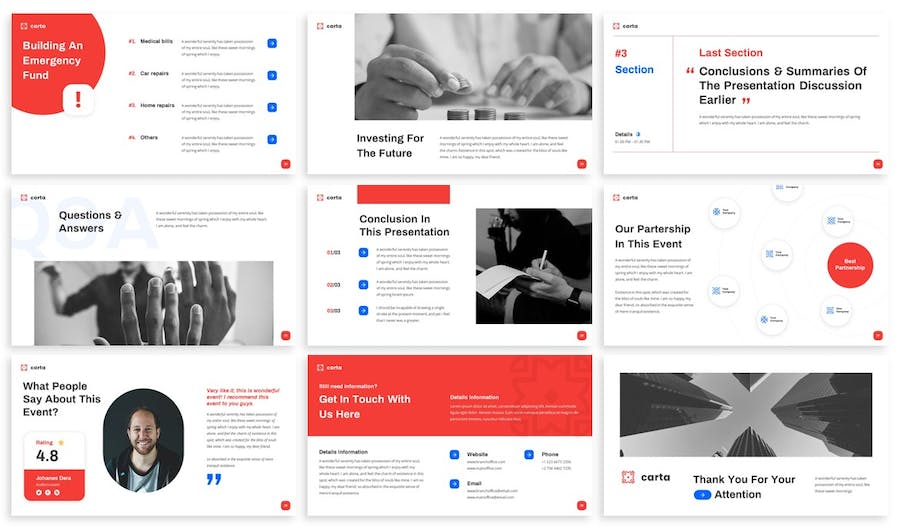 财务规划投资理财方案Keynote模板 - 顶尖PPT