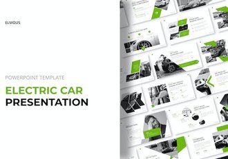 新能源汽车项目发展投资电动汽车主题PPT模板 - 顶尖PPT
