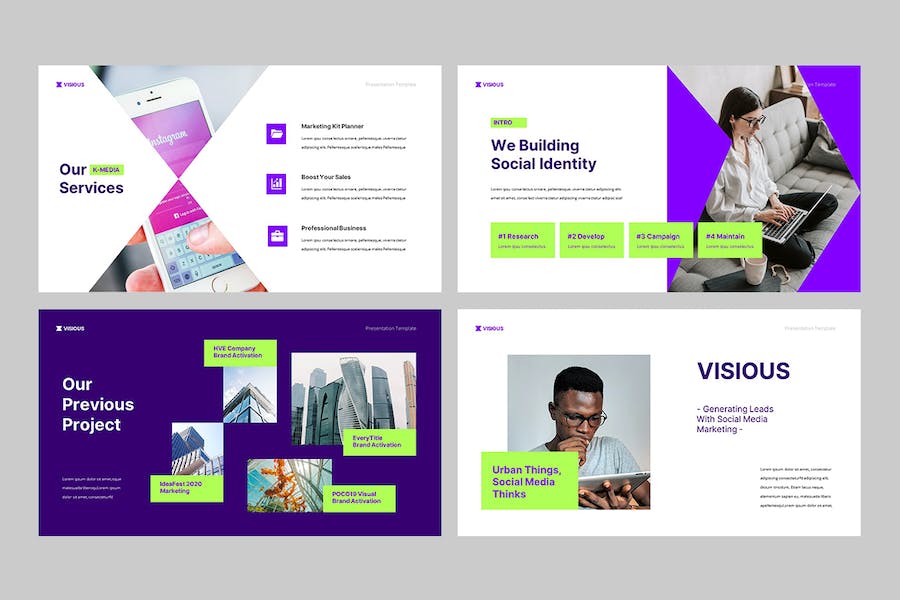 社交媒体内容营销推广策略方案PPT模板 - 顶尖PPT