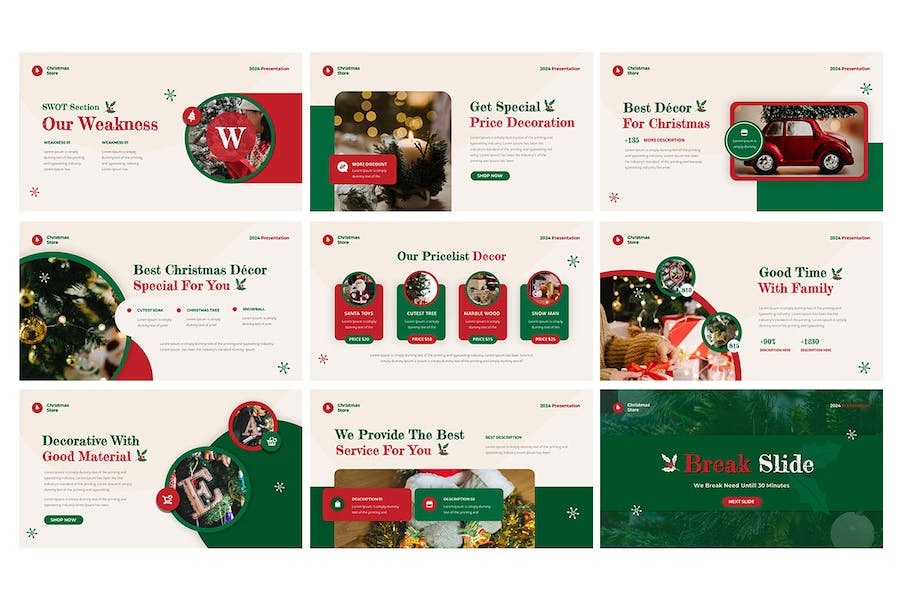 圣诞前夕活动策划圣诞节祝福圣诞派对keynote模板 - 顶尖PPT