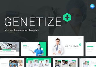 遗传医学研究keynote模板 - 顶尖PPT