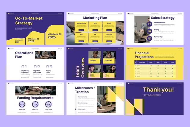 业务计划PPT模板 - 顶尖PPT