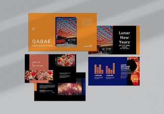 国外中国农历新年文化习俗传播keynote模板 - 顶尖PPT