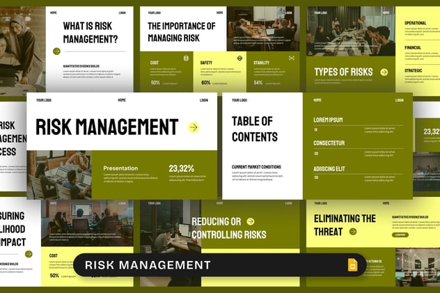 金融制造业企业风险管理PPT模板 - 顶尖PPT