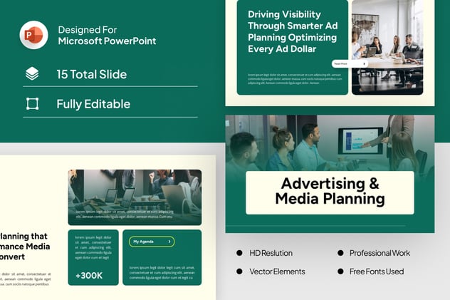 广告与媒体规划PPT模板 - 顶尖PPT
