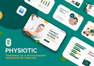 生理脊椎按摩医学治疗keynote模板 - 顶尖PPT