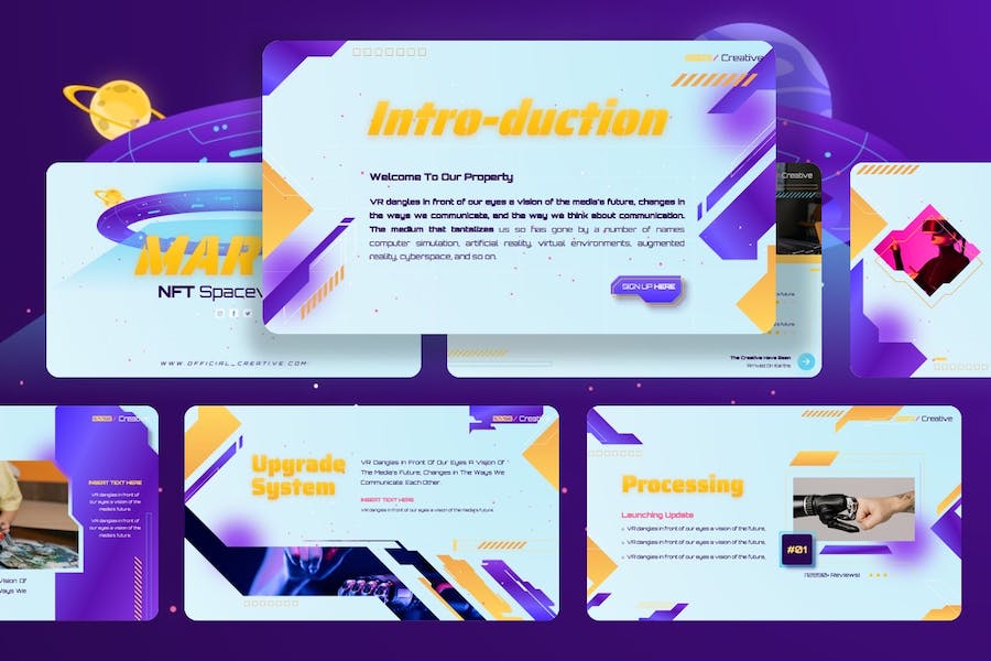 创意设计项目介绍方案Keynote模板 Retry - 顶尖PPT