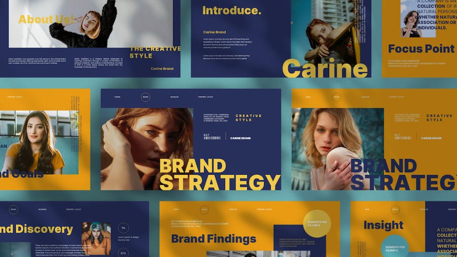 品牌战略幻灯片PPT模板 - 顶尖PPT