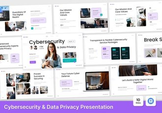 网络安全与数据隐私keynote模板 - 顶尖PPT