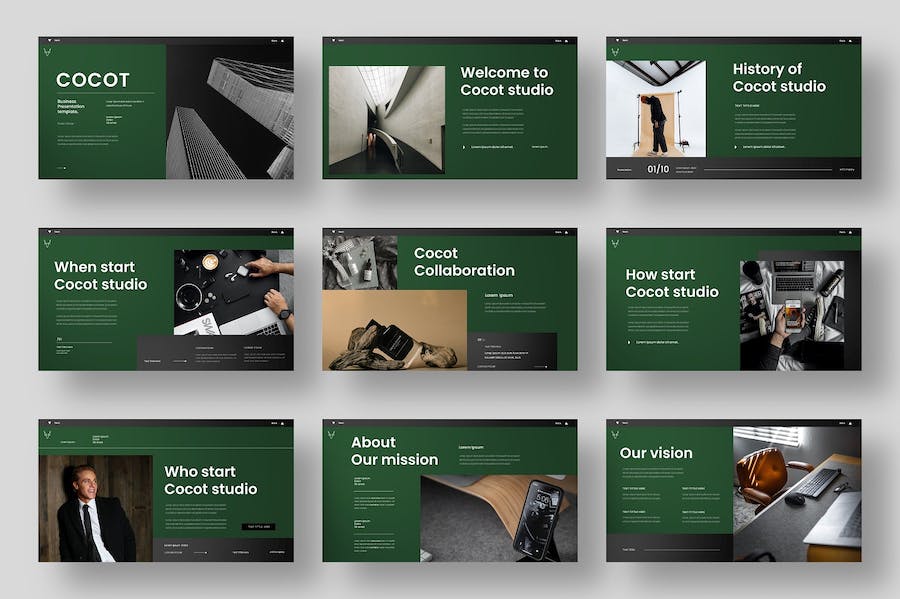 业务合作推广展示欧美商务keynote模板 - 顶尖PPT