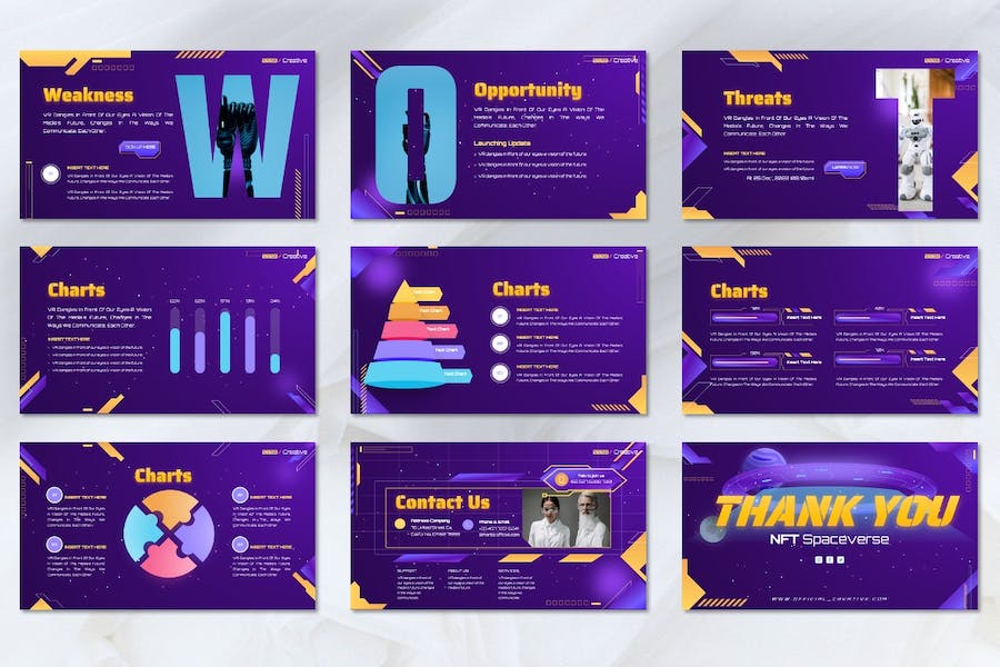 创意设计项目介绍方案Keynote模板 Retry - 顶尖PPT