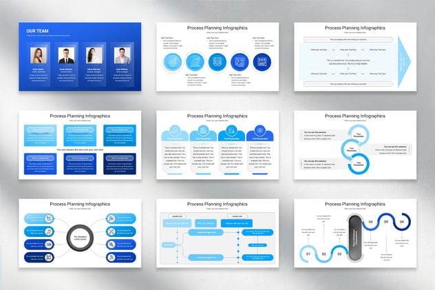 流程规划主题Keynote模板 - 顶尖PPT
