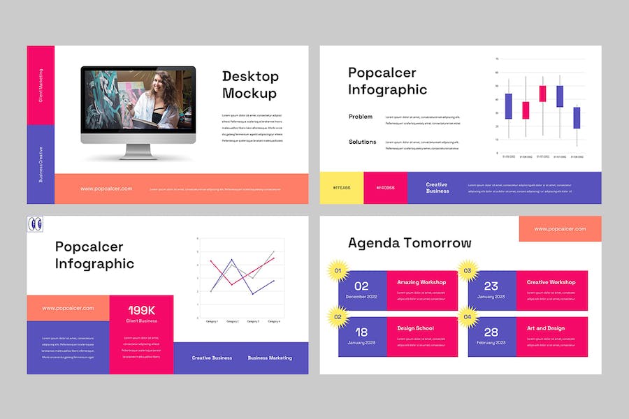 创意设计艺术展示推广方案PPT模板 - 顶尖PPT