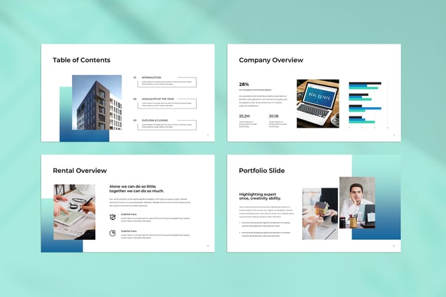 年度报告财务分析经营总结Keynote模板 - 顶尖PPT