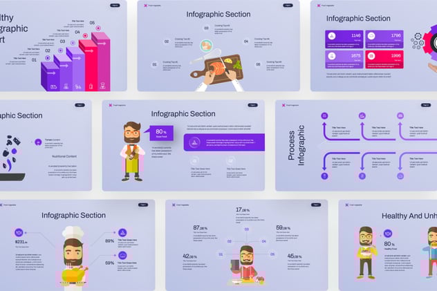 新鲜蔬菜产品推广营销方案Keynote模板 - 顶尖PPT