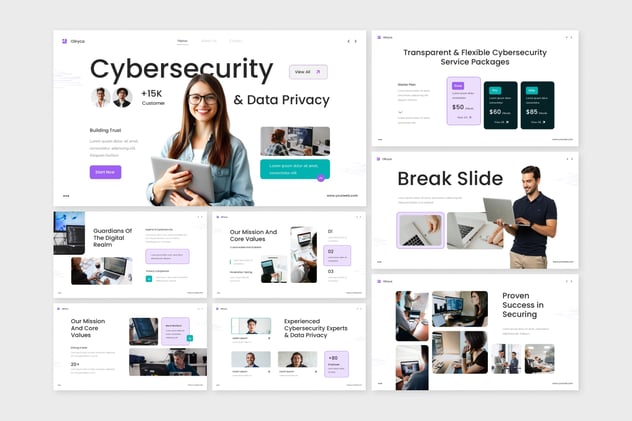 网络安全与数据隐私keynote模板 - 顶尖PPT
