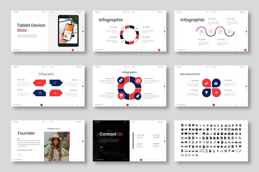 业务合作企业内部会议国外商务通用keynote模板 - 顶尖PPT