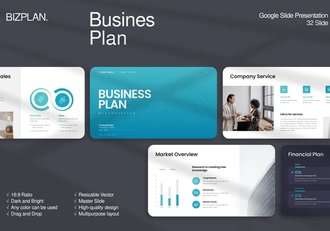 极简设计风格商业计划书PPT模板 - 顶尖PPT