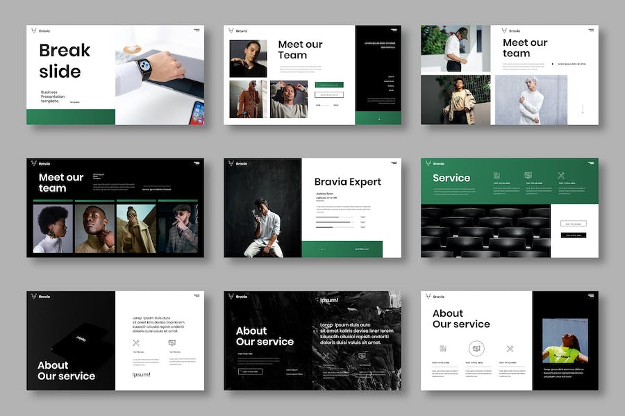 智能穿戴设备智能手机产品发布展示国外PPT模板 - 顶尖PPT