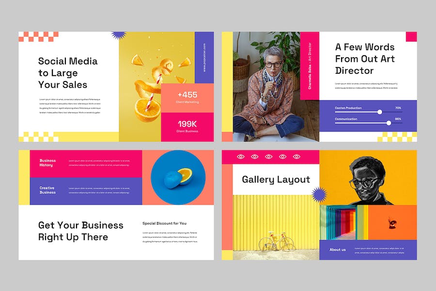 创意设计艺术展示推广方案PPT模板 - 顶尖PPT