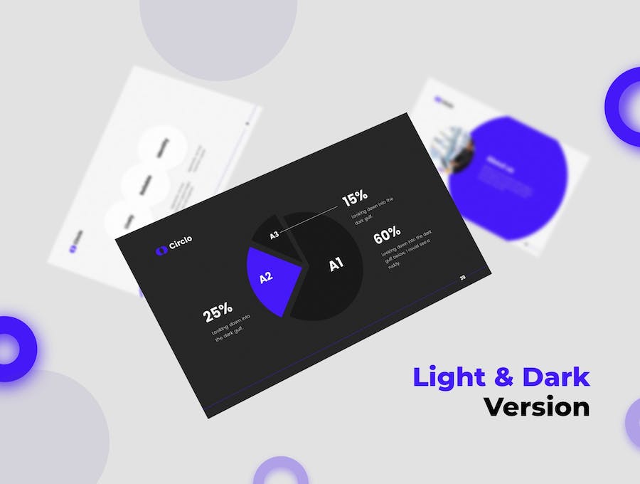 圆圈动画商务通用keynote模板 - 顶尖PPT