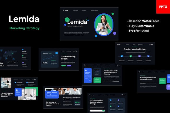 市场营销策略战略规划方案PPT模板 - 顶尖PPT