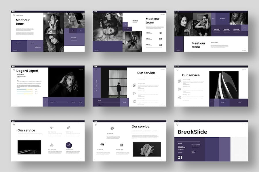 商业摄影图片产品展示ppt模板 - 顶尖PPT