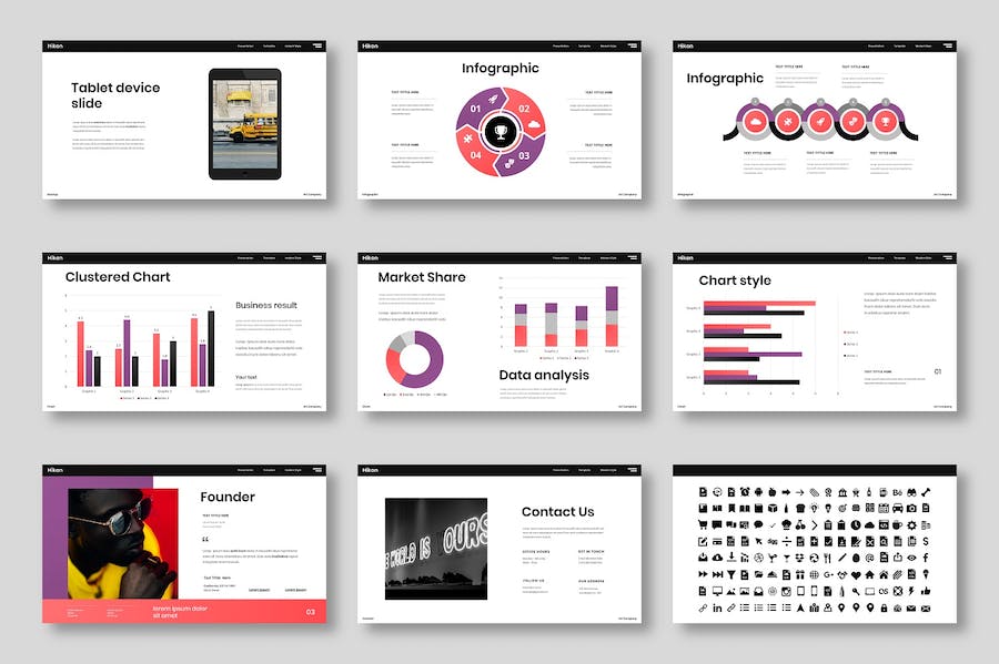 商务企业品牌营销策划宣传Keynote模板 - 顶尖PPT