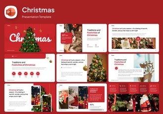 圣诞节派对活动策划方案PPT模板 - 顶尖PPT