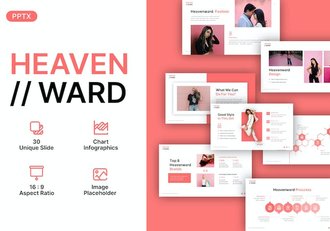 欧美粉色时尚服装女性行业PPT模板 - 顶尖PPT