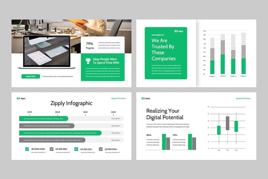 移动应用开发设计方案技术展示推介PPT模板 - 顶尖PPT