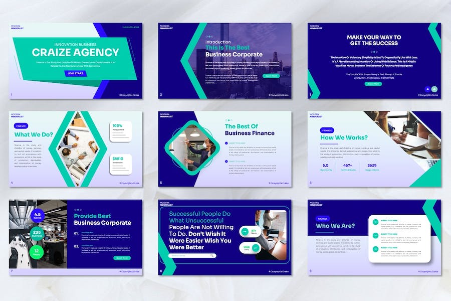 国外科技风格OpenAI人工智能科技公司介绍项目展示商业PPT模板 - 顶尖PPT