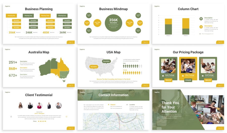 国外商业公司年度总结汇报新年规划keynote模板 - 顶尖PPT