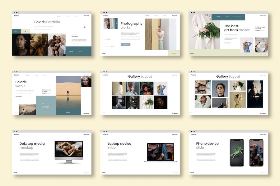北极星商务企业战略规划宣传PPT模板 - 顶尖PPT