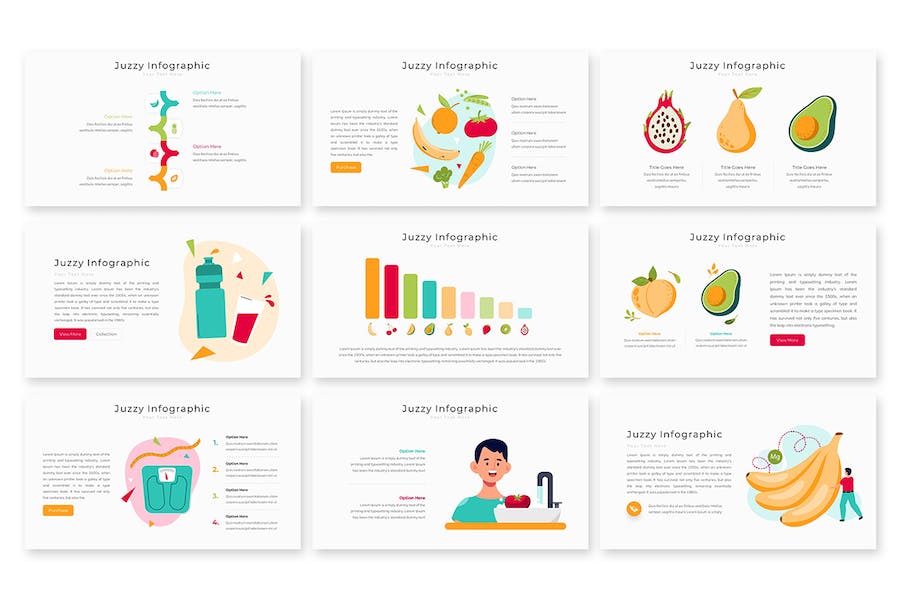 创意数据可视化分析信息图形Keynote模板 - 顶尖PPT