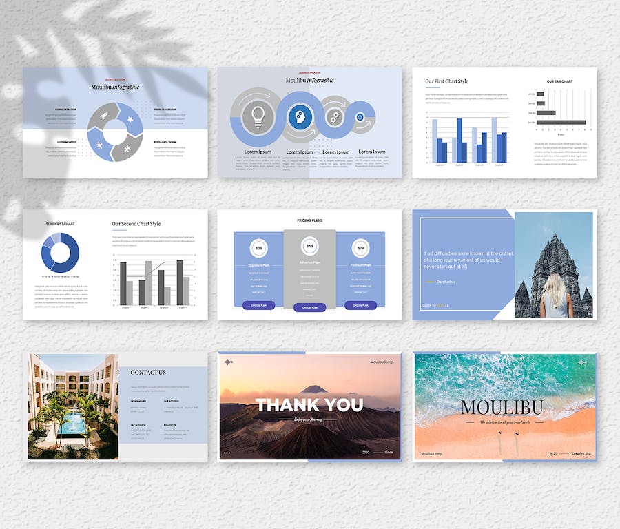 高级创意商务汇报演示PPT模板 - 顶尖PPT