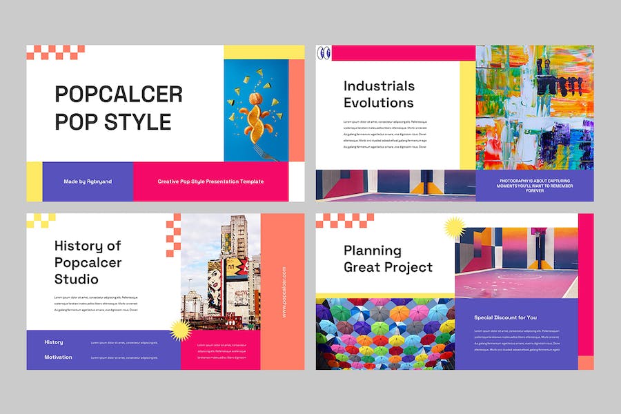 创意设计艺术展示推广方案PPT模板 - 顶尖PPT