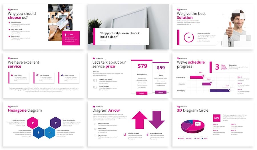 创意项目建立规划实施方案Keynote模板 - 顶尖PPT