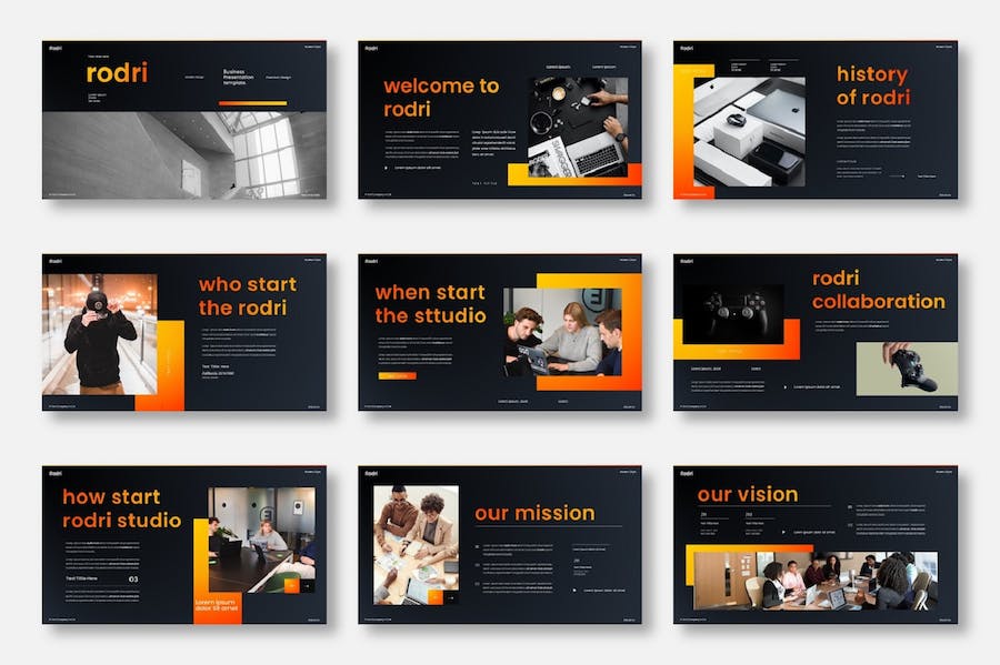 商务企业发展战略讲述Keynote模板 - 顶尖PPT