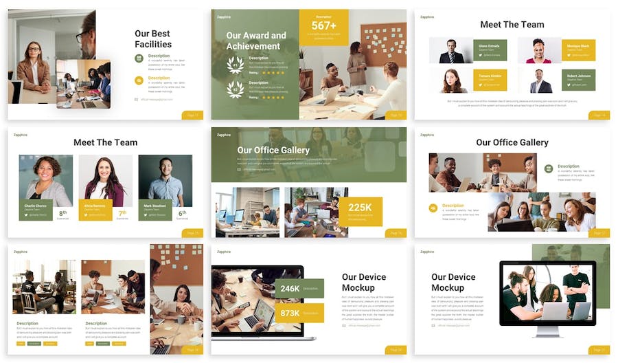 国外商业公司年度总结汇报新年规划keynote模板 - 顶尖PPT