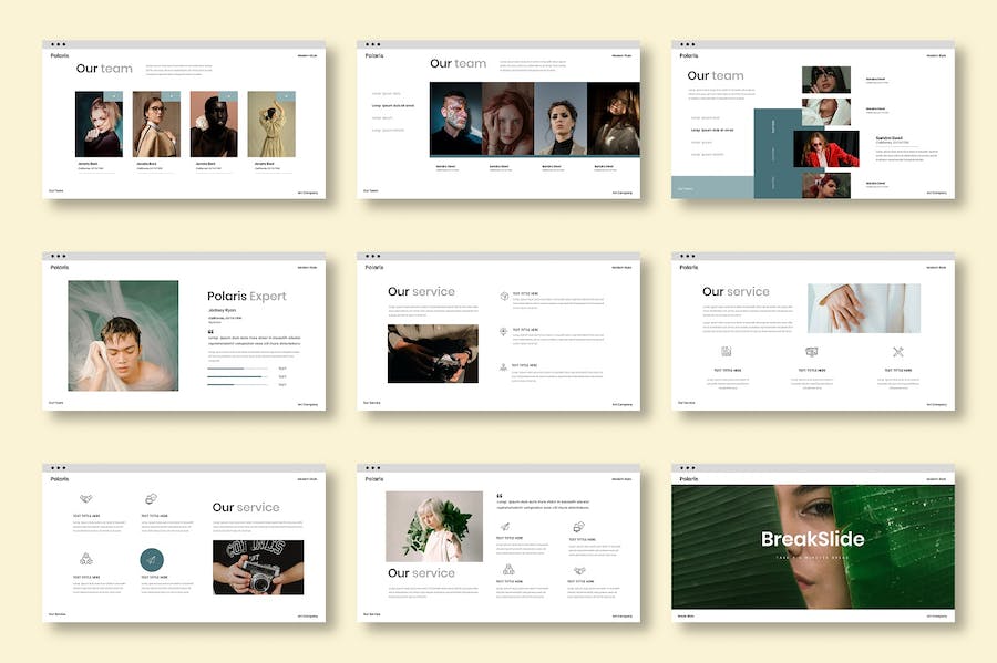 北极星商务企业战略规划宣传PPT模板 - 顶尖PPT