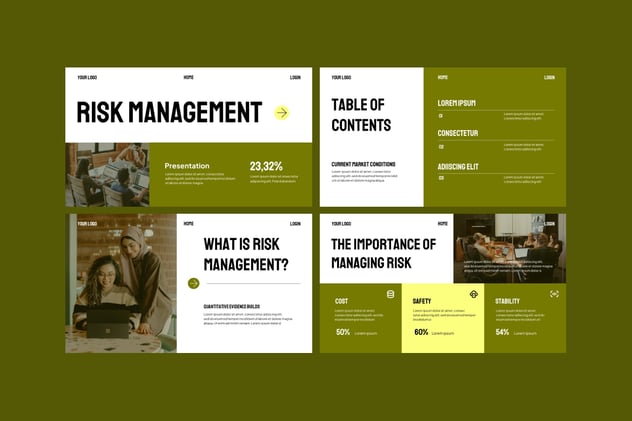 金融制造业企业风险管理PPT模板 - 顶尖PPT