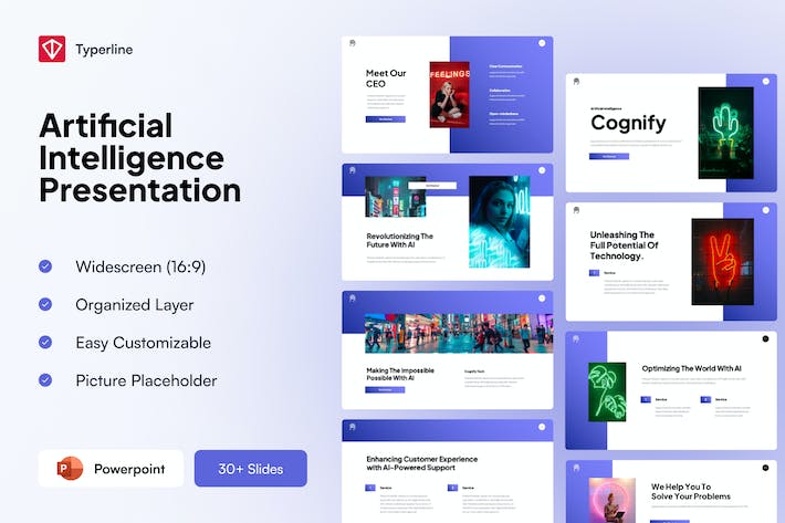 人工智能进化发展讲述Keynote模板 - 顶尖PPT