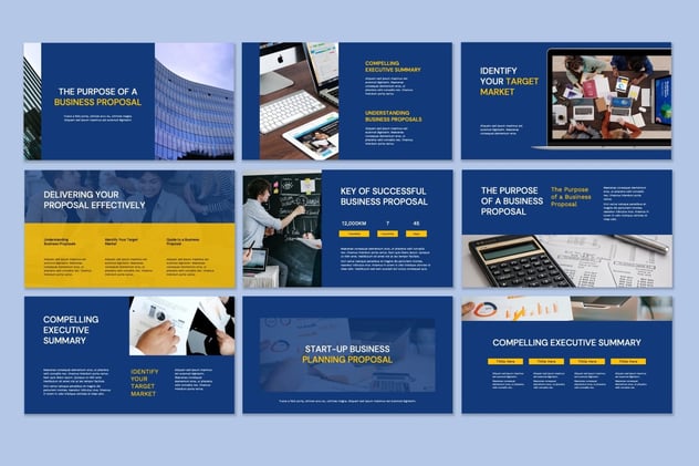 技术业务提案PPT模板 - 顶尖PPT