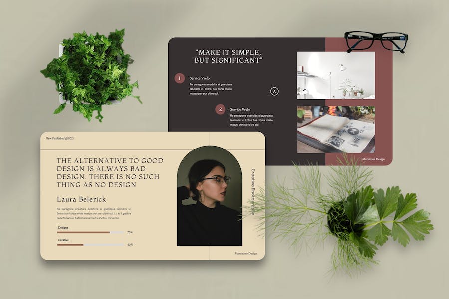 摄影作品集展示宣传推广PPT模板 - 顶尖PPT