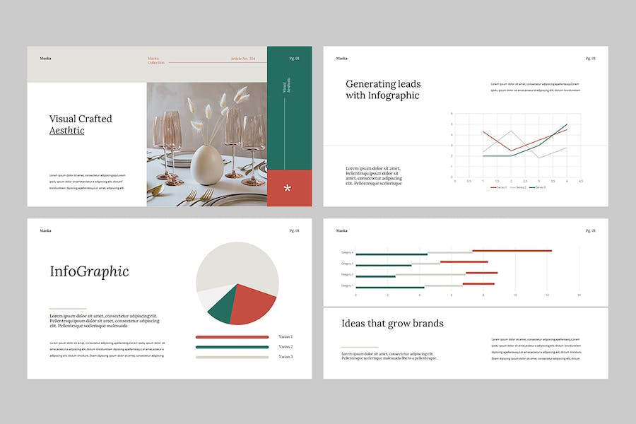 创意高雅工作室展示PPT模板 - 顶尖PPT