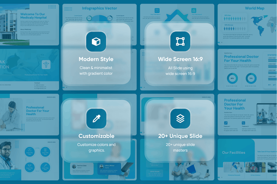 医学医疗保健PPT模板 - 顶尖PPT