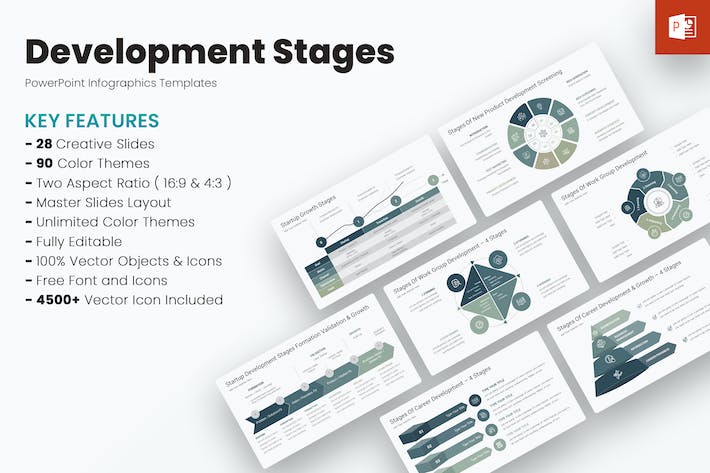 产品开发阶段流程管理展示PPT模板 - 顶尖PPT