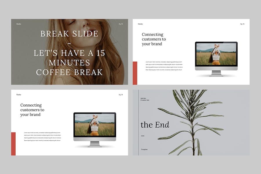 创意高雅工作室展示PPT模板 - 顶尖PPT