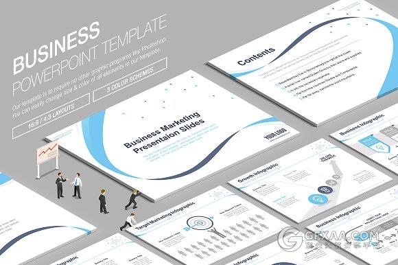 100页创意条形精美PPT模板两种比例规格 - 顶尖PPT